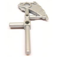 Lego zbraň Bionicle, světle šedá lesklá (55237j PEARL LIGHT GRAY)